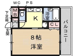トレイズ2【4階】の間取り