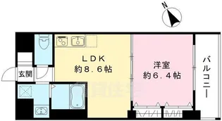 大阪府堺市北区金岡町【マンション】の間取り