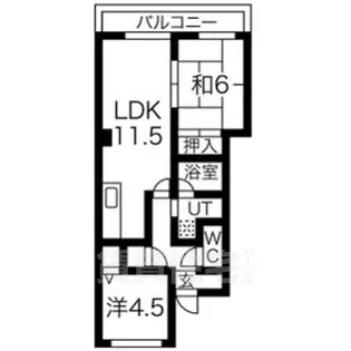 リブレ・M・鳥神【2階】の間取り