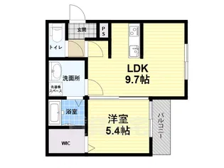 CROUD開明町【3階】の間取り