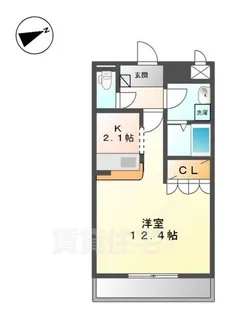 フレッシュパレス堀越【1階】の間取り