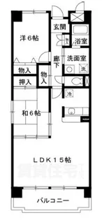 グランボナール【4階】の間取り