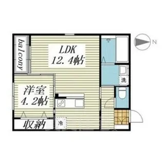 FSネコテラス【2階】の間取り