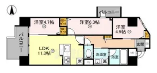 THE RESIDENCE 北白川 【2階】の間取り