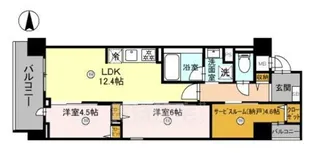 THE RESIDENCE 北白川 【4階】の間取り