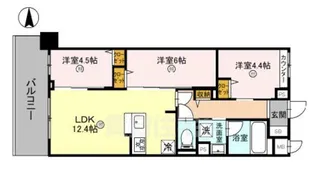 THE RESIDENCE 北白川 【4階】の間取り