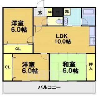 MOグロリーエイト【5階】の間取り