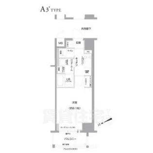 エスリード名古屋東別院【10階】の間取り