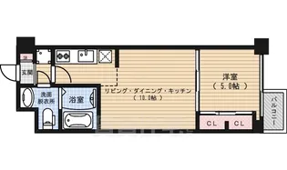 プラネシア烏丸御池【3階】の間取り