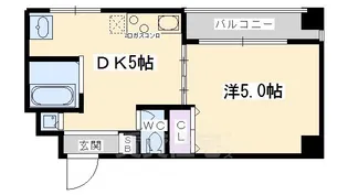 プロスペクト河原町五条【5階】の間取り