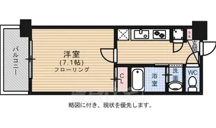 willDo中洲【8階】の間取り