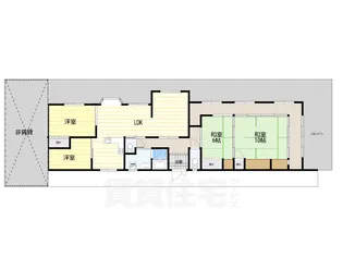 第2大和コーポ【4階】の間取り