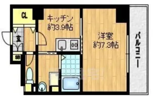 ヴァンヴェルデ西京極【6階】の間取り