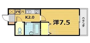 アムフルース2【1階】の間取り