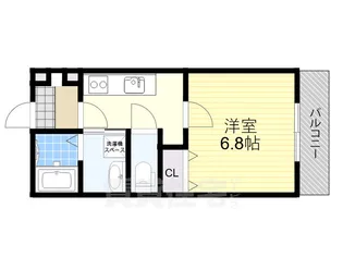 クレアール堺町2【2階】の間取り