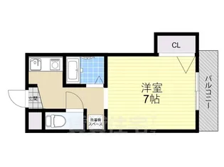 メゾン東大津【2階】の間取り