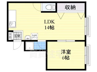 双葉マンション【4階】の間取り