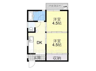 恵マンション【2階】の間取り