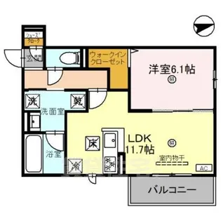 Hermanos del espacio【1階】の間取り