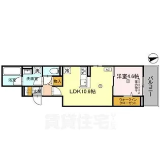 Hermanos del espacio【2階】の間取り