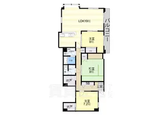 兵庫県西宮市菊谷町【一戸建】の間取り
