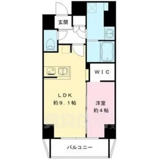 グランパークコート【2階】の間取り