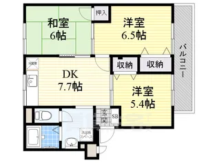 アルスシンコー【3階】の間取り