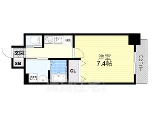 リブネスコート神戸深江【9階】の間取り