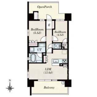 Alivis金山East【10階】の間取り