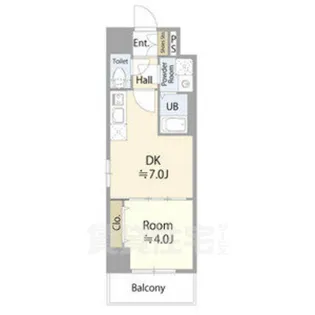 エスリード東別院ザ・セントレ【14階】の間取り