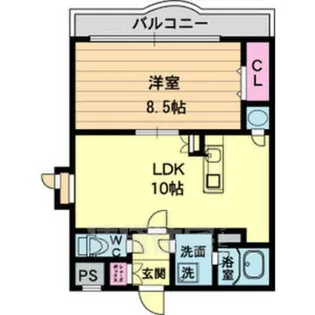 メゾン・ド・パイユ【4階】の間取り