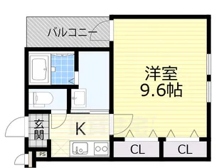 フジパレス塚本東【1階】の間取り