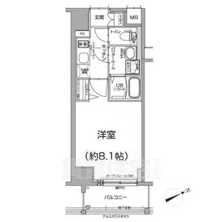 エスリード名古屋東別院【11階】の間取り