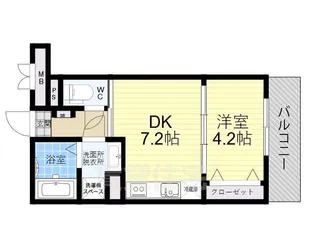 リアライズ長居公園通【1階】の間取り