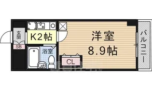 1Kの間取り画像