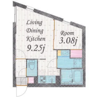 quador車道【3階】の間取り