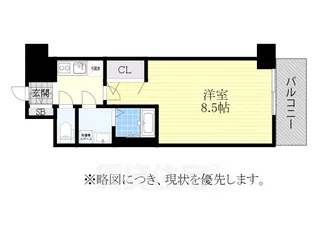 エスリード東別院ザ・セントレ【12階】の間取り