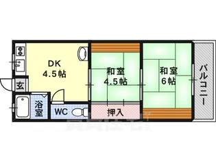 ソレイユハイツ【2階】の間取り