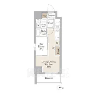 ルネフラッツ黒川Ⅱ【5階】の間取り