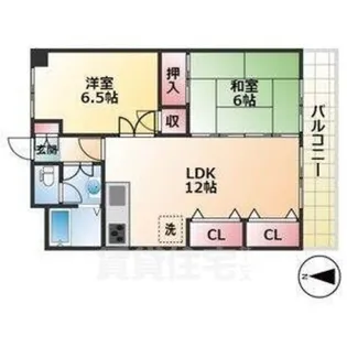 マンション重徳【1階】の間取り