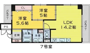 La ferme demeure(ラフェルムドヌール)【207号室】の間取り