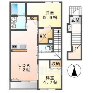 ステラ・クオーレ【2階】の間取り