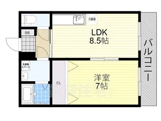 ブエナビスタ大津ウエスト【3階】の間取り