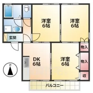 セジュールINOU【2階】の間取り