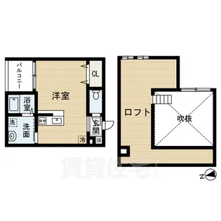 Win荒子(ウィンアラコ)【1階】の間取り