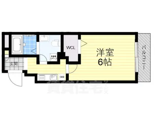 大阪府東大阪市足代新町【マンション】の間取り