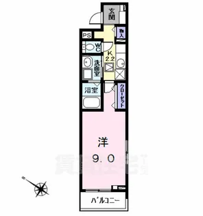 シャルール伏屋【1階】の間取り