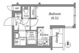 アドバンス京都レイズ【2階】の間取り