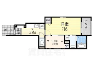Due Happiness【1階】の間取り