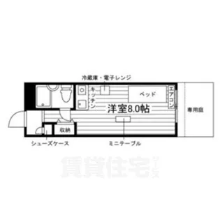 グランデ西京極【2階】の間取り
